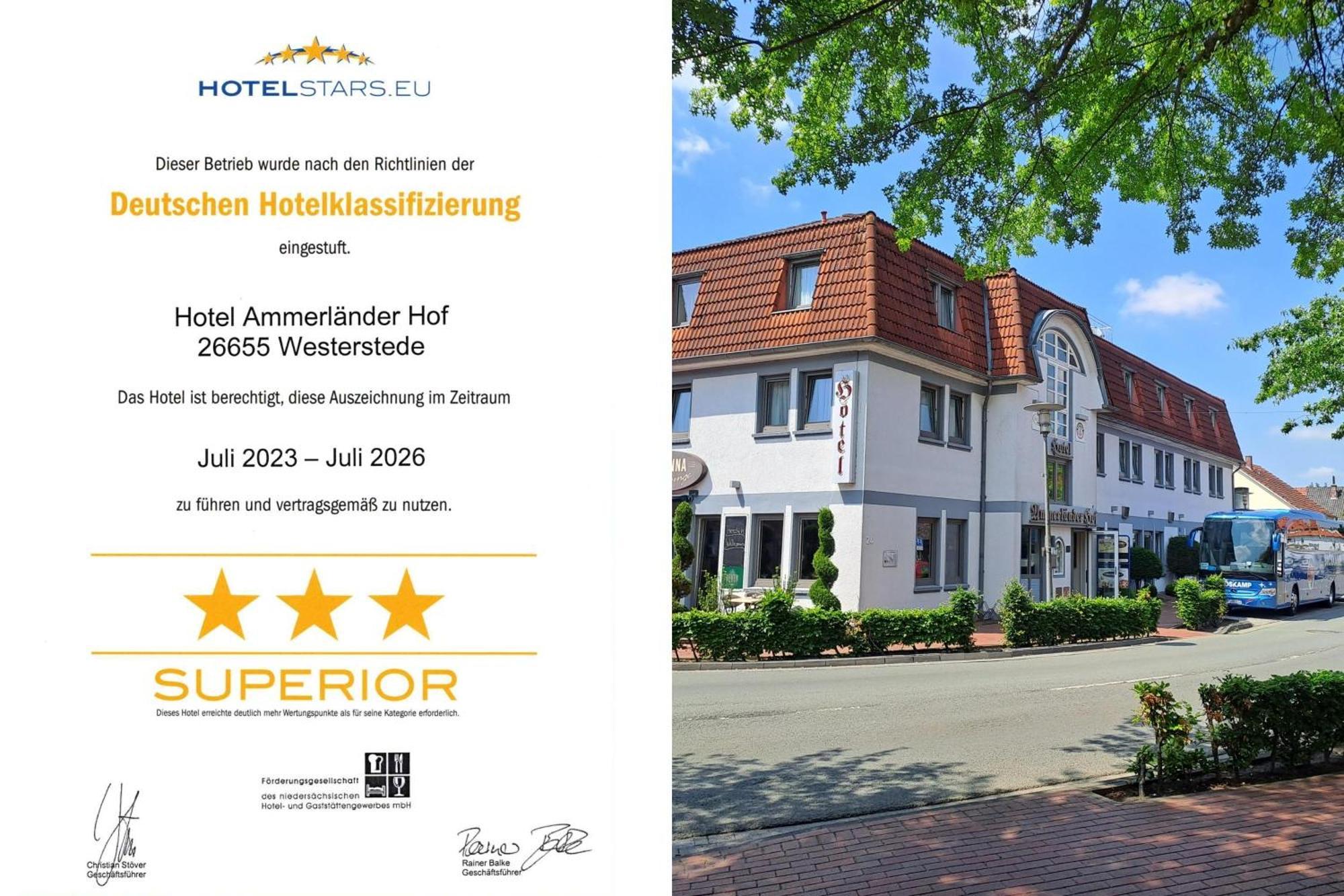 Hotel Ammerlaender Hof ヴェスターシュテーデ エクステリア 写真